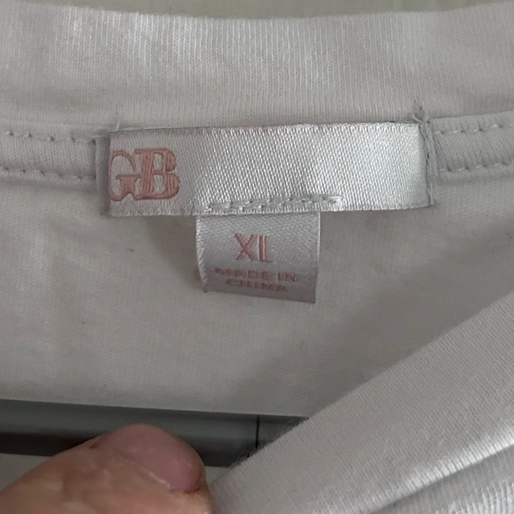 Gianni Bini | White T-Shirt | Size XL - Picture 3 of 6